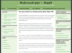 Holyrood350 website